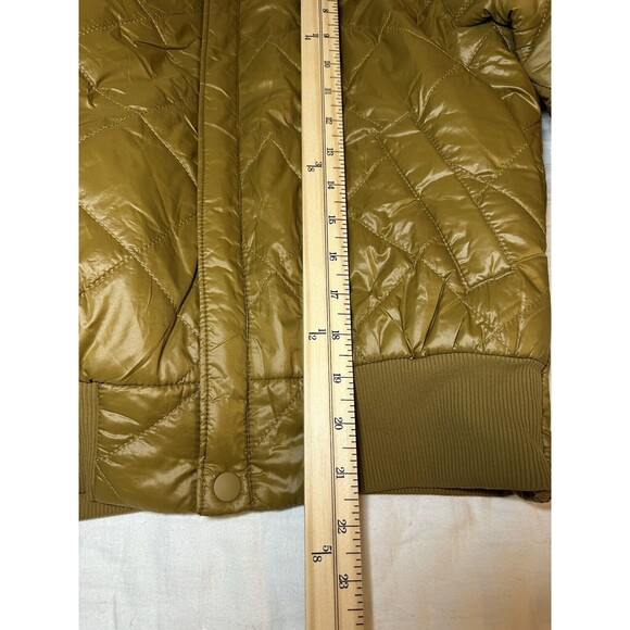 Offline by Aerie Sherpa Lined Quilted Puffer‎ Bomber Jacket Treeline SMALL NWT - Picture 11 of 13